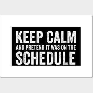 Keep Calm and Pretend It's on the Schedule shirt, Vetmed shirt, Work Life Posters and Art